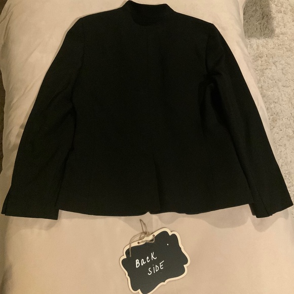 JCrew Black 12 365 Blazer in Stretch Twill Quality Minimalist Normcore Classic - Picture 6 of 6